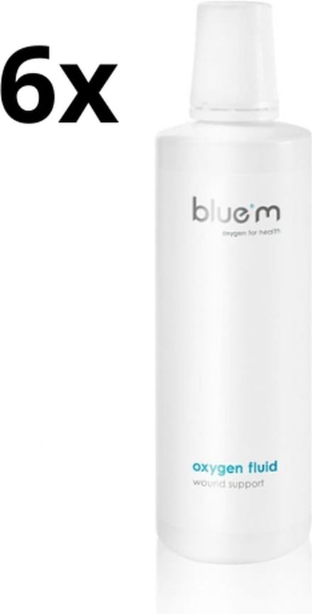 6x Bluem Oxygen Fluid Mondwater 500ml - Voordeelverpakking
