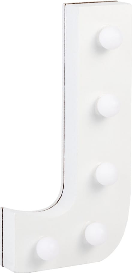Verlichting | LED Letter | Letter J | Afmeting: 16x11cm