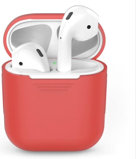New Age Devi - Hoesje geschikt voor Apple Airpods - case - Rood