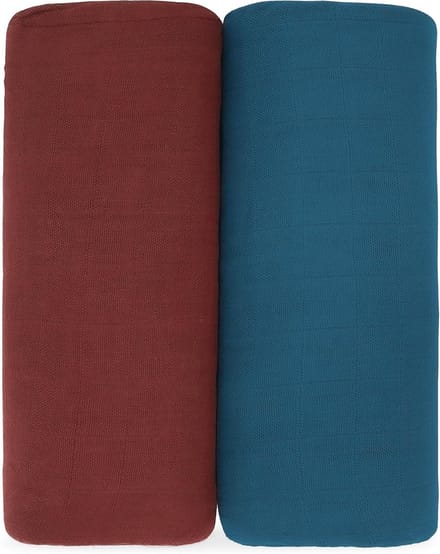 Neutrale Mousseline Inbakeren Dekens voor Baby's - 2 Pack