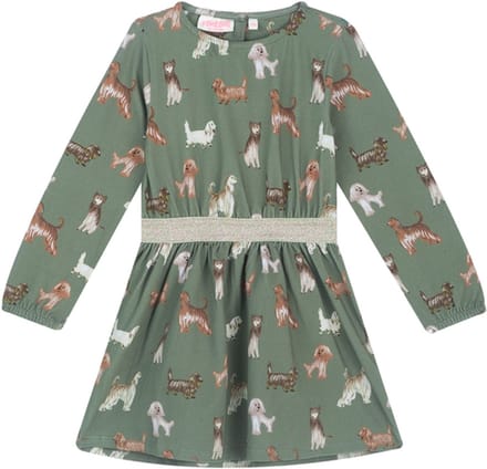 Someone NEL-SG-52-A Meisjes Jurk - KHAKI