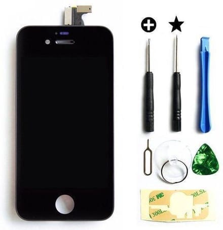 iPhone 4 LCD Scherm Zwart – Compleet met Toolkit – TrendParts