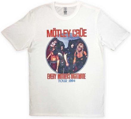 Motley Crue - Every Mothers Nightmare Heren T-shirt - XL - Wit