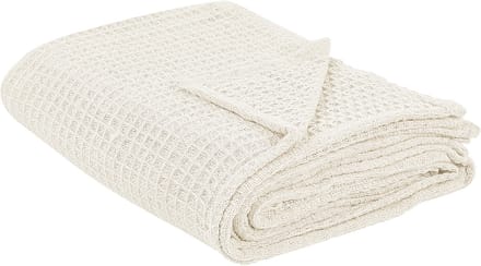 CHAGYL - Bedsprei - Lichtbeige - 220 x 240 cm - Katoen
