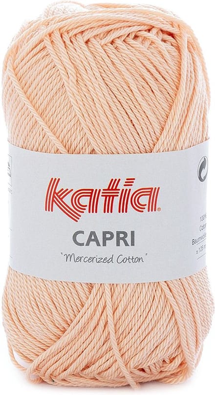 Katia Capri - 82154 zeer lichtoranje - Katoen Garen