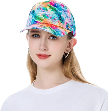 Dailygoods - Dames Baseballpet met Bloemenprint