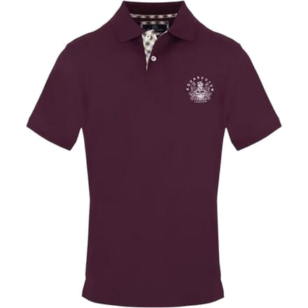 Aquascutum Heren Logo Poloshirt (Rood)