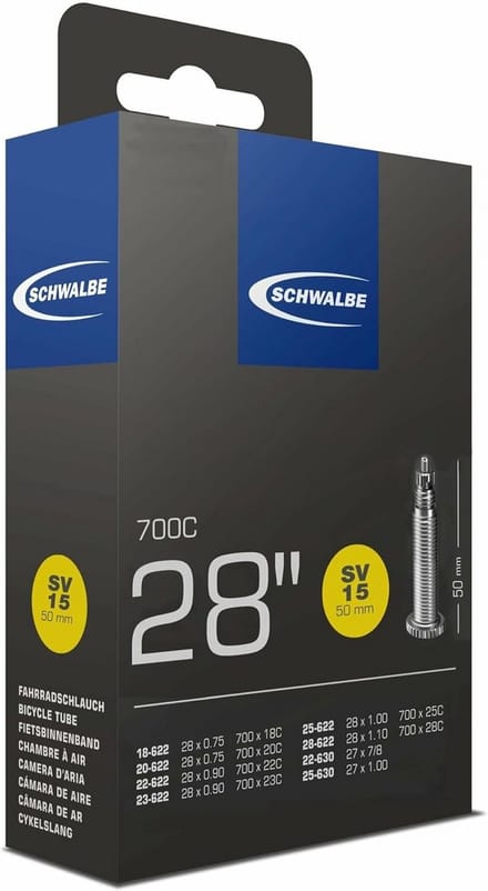 Binnenband Fiets 700x18-28mm met 50mm Presta Ventiel - Lekbestendig