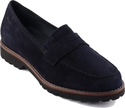 Sioux - MEREDITH-709-H - Instappers - Kleur: Blauw - Maat: 37.5
