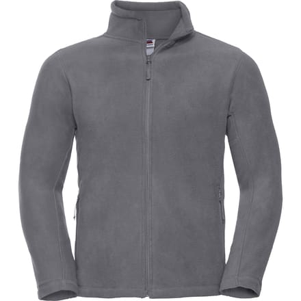 Russell Heren Full Zip Outdoor Fleece Jacket (Konvooi Grijs)