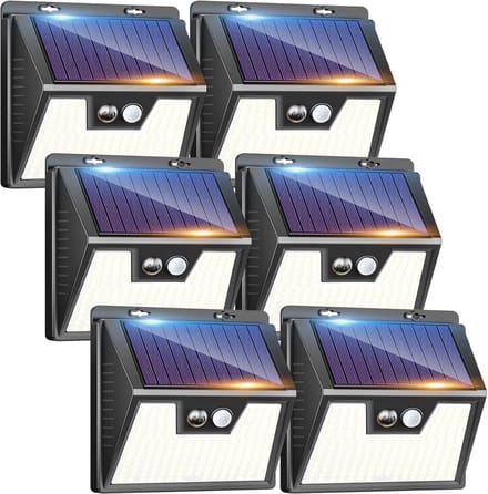 Krachtige Solar Lamp voor Buiten met Bewegingssensor - 140 LEDs, IP65 Waterdicht, 3 Modi