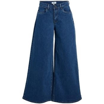 Broek Object Jeans Moji Wide - Medium Blue Denim