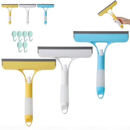 Solidchoice - 3-in-1 Raamreinigingsset met Spray, Trekker en Spons