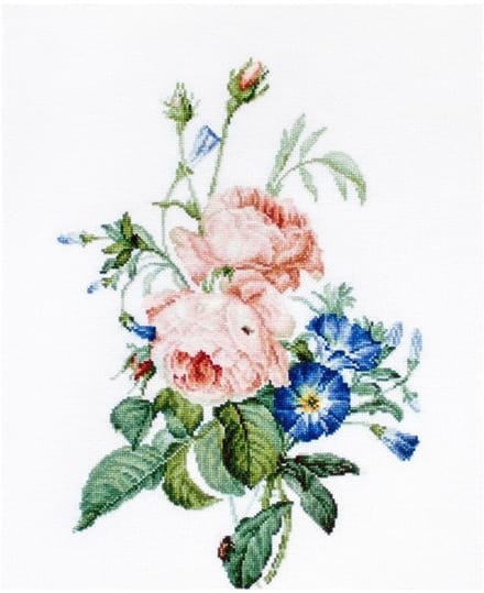 Borduurpakket BOUQUET WITH ROSES - LUCA-S