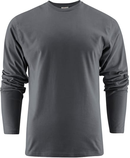 Printer HEAVY T-SHIRT L/S 2264016 - Staalgrijs - 5XL