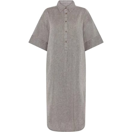 Gestructureerde overhemdjurk dames KnowledgeCotton Apparel