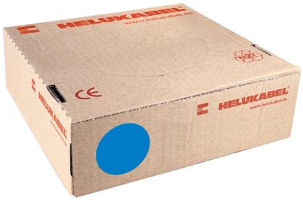 Montagedraad VDS 2.5mm² (H07Z-K) 90°C blauw - per rol 100 meter (51779)