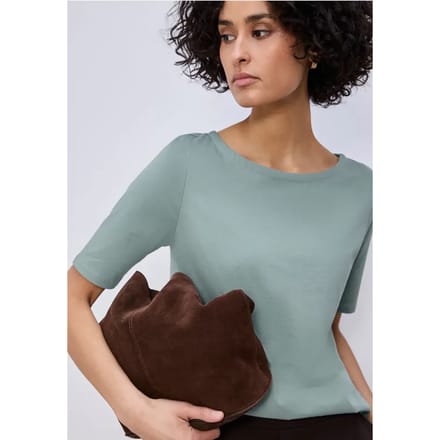 Shirt met boothals
