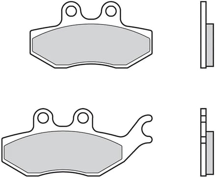 Brembo 07054 Organische Remblokken Zilver