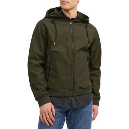 Jack & Jones Basic Hooded Softshell Jacke Herren