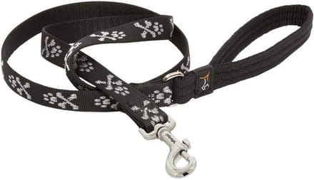 Hondenriem Nylon - Leiband Training - Veilig Wandelen - Drukknop Sluiting - 120 cm Lengte - Zwart