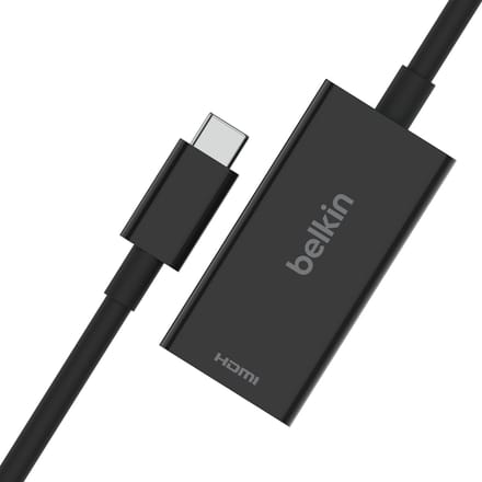 Belkin, USB-C naar HDMI 2.1 Adapter voor 8K scherm, Zwart