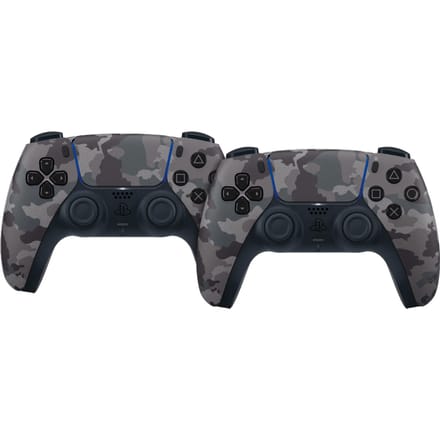 Sony PlayStation 5 DualSense Controller Grey Camo Duo Pack