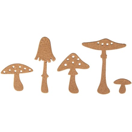 Ponssjabloon "Paddenstoelen"