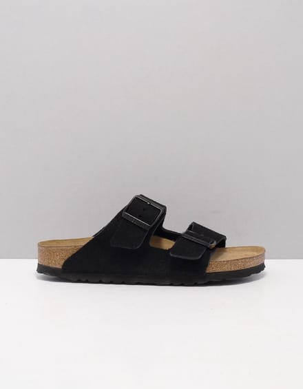 Birkenstock Arizona SFB VL Black Narrow Dames Slippers - Black - Maat 41