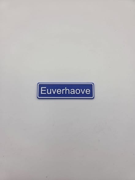 3D plaatsnaam speldje Euverhaove
