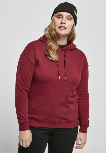 Urban Classics - Organic Hoodie/trui - 4XL - Bordeaux rood