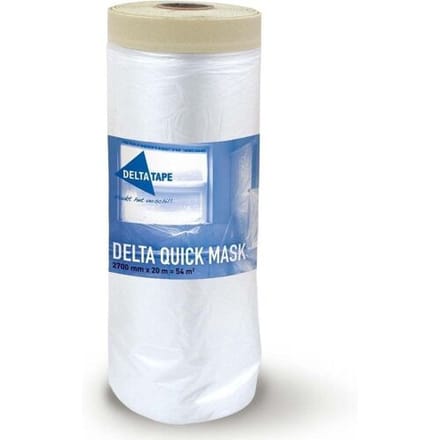 Afdekfolie - Masking tape - 270 cm x 20 meter - Afplakfolie - Deltec
