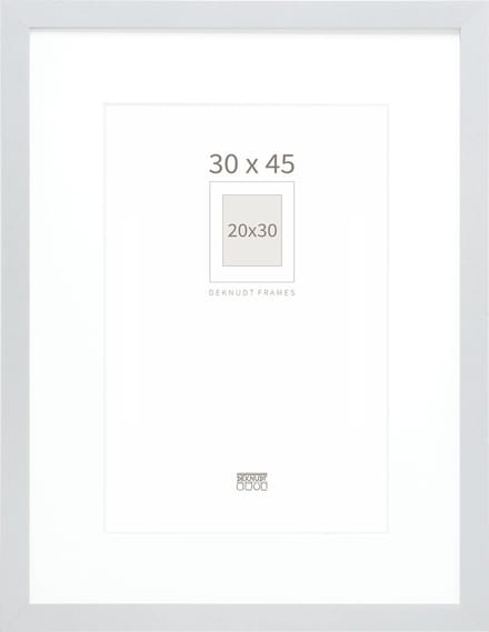 Deknudt S66KD1 P1 30X45 Wissellijst Papierformaat: 30 x 45 cm (b x h x d) 48.20 x 33.20 x 1.50 cm Zilver