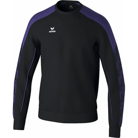 Erima Evo Star Sweatshirt Heren - Zwart / Paars | Maat: M