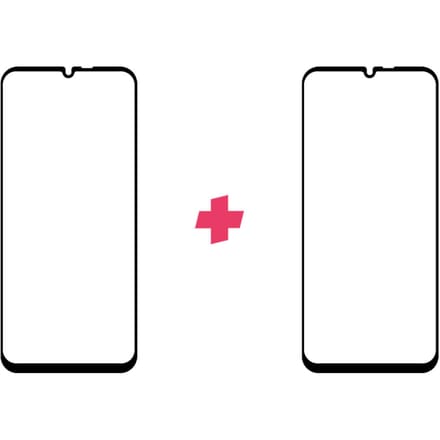 DuoPack: Xiaomi Mi 10 Lite screenprotector gehard glas Edge to Edge