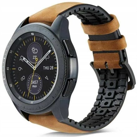 Spacecase Horlogeband 20 Mm Bruin Leer Voor Major Sc