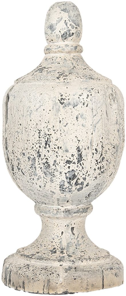 Clayre & Eef Decoratie Ornament Ø 19x45 cm Beige Keramisch materiaal
