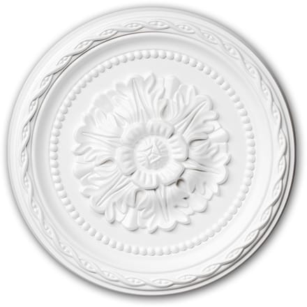 Plafond Rozet 156009 Profhome plafond centrum Sierelement neo-renaissance stijl wit Ø 29,3 cm