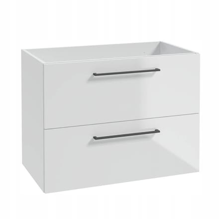 STAMAR - Badkamerkast 80cm met Wandcloset - Badkamermeubel - Wit
