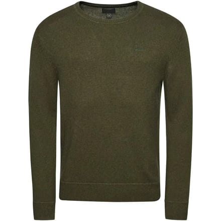 Superdry - Essential slim-fit trui met ronde hals - Heren - Sweaters