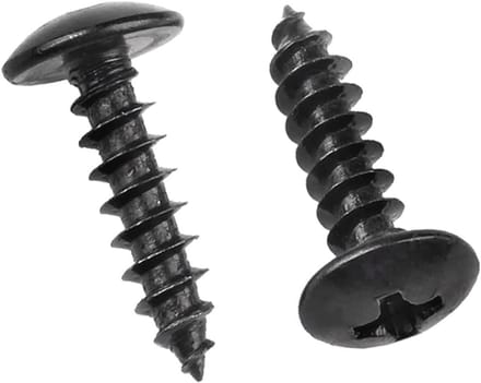Koolstofstaal Houtschroeven 40mm - 50 Stuks Kruiskop Paddestoel Hoofd Zelftappende Schroeven