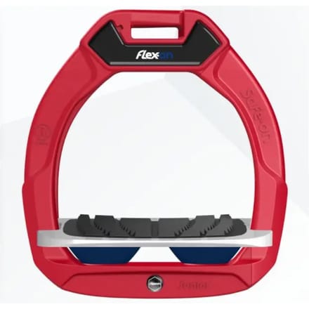 Kantelbare stijgbeugels Grip Rood/Grijs/Marine Flex-On Green Composite