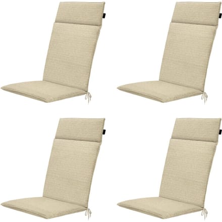 Madison tuintstoelkussen hoge rug richmond - 120x50x4cm set van 4