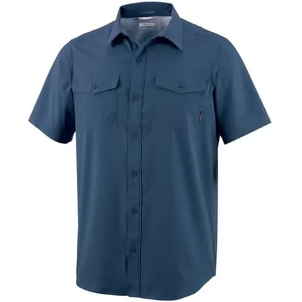 Columbia Utilizer II Solid Short Sleeve Shirt - Collegiate Navy - Heren - Maat M