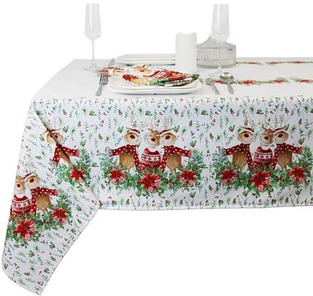 Kerst Tafelkleed Filip Kerstdieren 140x200cm