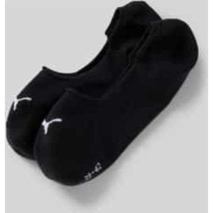 Footies met midden hoog uitgesneden wreef – Black – 35-38
