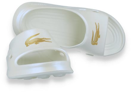 Lacoste Dames Badslipper Meduz Slide Off White | Wit | Maat: 40,5