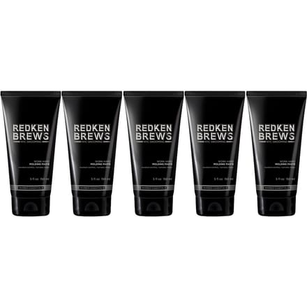 5x Redken Brews Work Hard Molding Paste 150ml