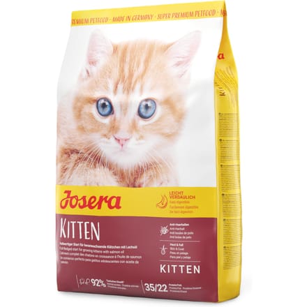 2 x 2 kg Kitten Josera droogvoer voor katten