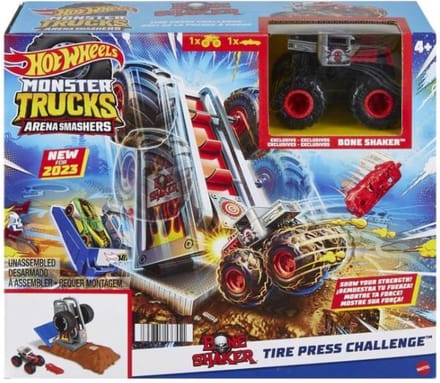Hot Wheels Monster Trucks Arena Smashers - Bone Shaker